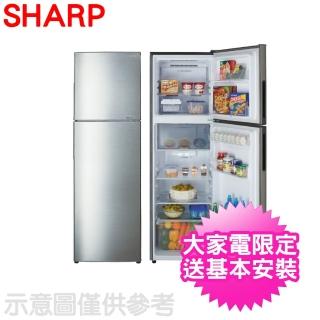 【SHARP 夏普】253公升一級能效雙門變頻冰箱(SJ-HY25-SL)