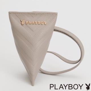 【PLAYBOY】零錢包 Memory系列(灰色)