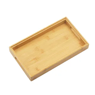 【菊川本味】直邊竹托盤-小-30cm(竹盤 木盤 木質盤 竹餐盤 木餐盤 套餐盤 可疊托盤 長方托盤 把手餐盤)