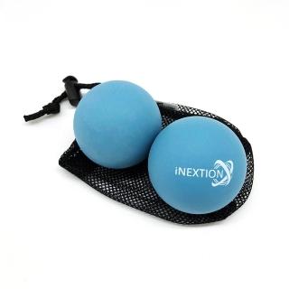 【INEXTION】Therapy Balls 筋膜按摩療癒球 2入組 - 淺藍(50D 天然橡膠按摩球 臺灣製)