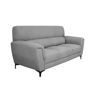 【WAKUHOME 瓦酷家具】Moana 透氣貓抓皮沙發-雙人座-牛仔藍/雪花灰-兩色可選 B001-102