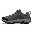 【MERRELL】登山鞋 Moab 3 GTX 女鞋 灰 黑 防水 Vibram 戶外 Gore-Tex 支撐 避震(ML035826)