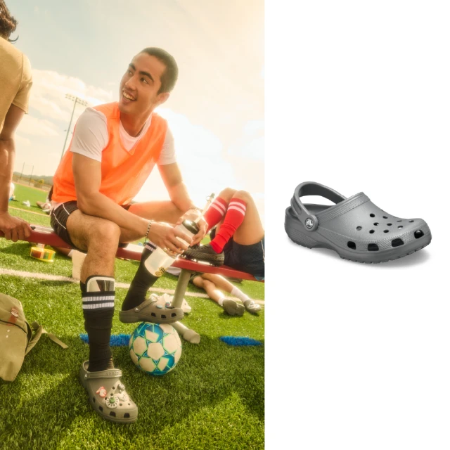 Crocs 中性鞋 經典亮繹 泡芙克駱格(209285-1F