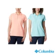 【Columbia 哥倫比亞 官方旗艦】女款-Omni-Shade UPF50快排短袖Polo衫-粉紅(UFL60870PK / 2022年春夏商品)