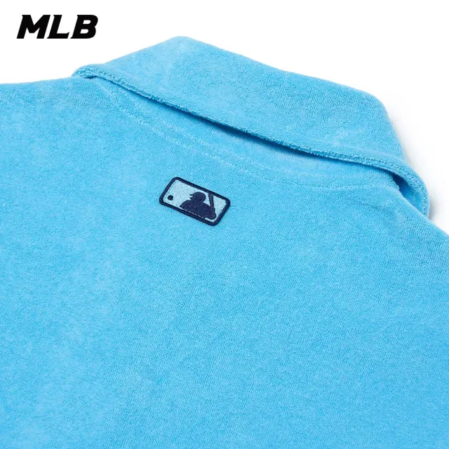 【MLB】毛巾布連身裙 長版上衣 波士頓紅襪隊(3FOP63023-43BLN)