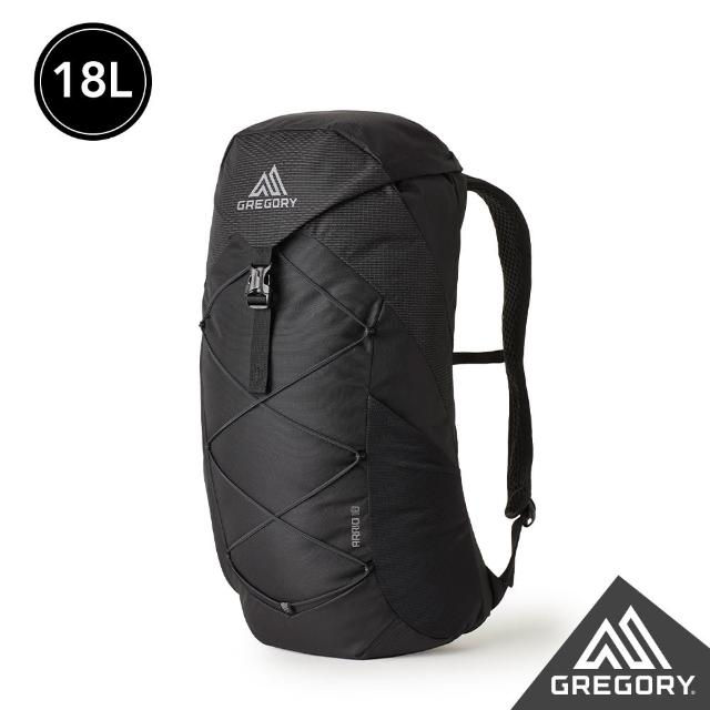 【Gregory官方直營】18L ARRIO 多功能登山背包(碳黑)