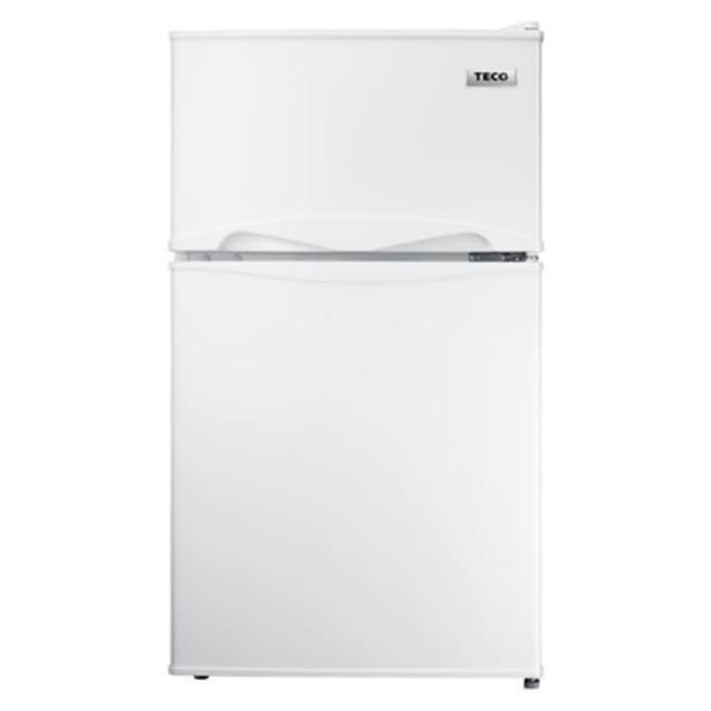 【TECO 東元】福利品★101公升一級能效雙門冰箱 白色(R1011W)
