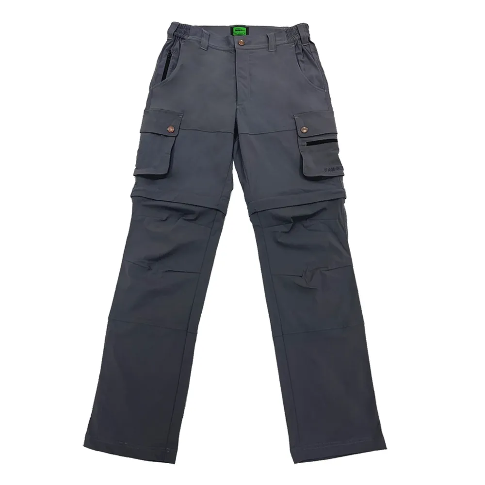 【PANGOLIN】男彈性多口袋兩用登山工作休閒機能褲(彈性 舒適 不易勾紗 耐磨 吸濕快乾 抗UV)