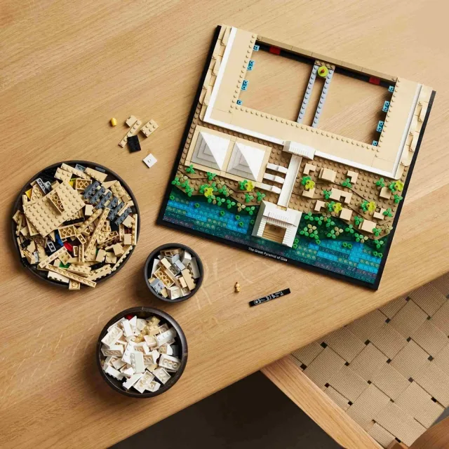 LEGO 樂高】建築系列21058 吉薩金字塔(埃及建築模型) - momo購物