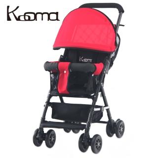 【KOOMA】輕便型遮陽推車-魅力紅(雙後輪具有煞車系統)