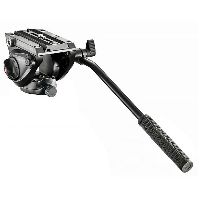 【Manfrotto 曼富圖】MVH500AH / MVH 500AH 液壓攝錄兩用雲台 (公司貨) 油壓雲台 飛羽攝影 載重5公斤