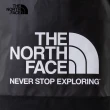【The North Face 官方旗艦】北面男女款黑色大LOGO印花便捷休閒單肩包｜7QU6JK3