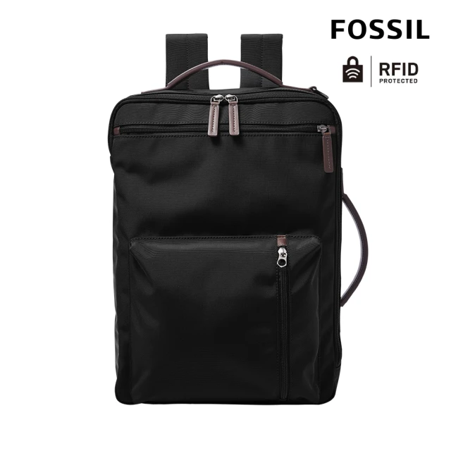 【FOSSIL 官方旗艦館】限定★Buckner 多功能RFID商務包-黑色 MBG9519001