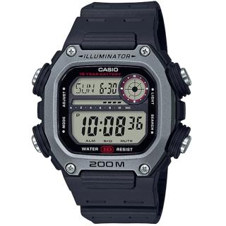 【CASIO 卡西歐】粗曠風格方形運動腕錶(DW-291H-1A)