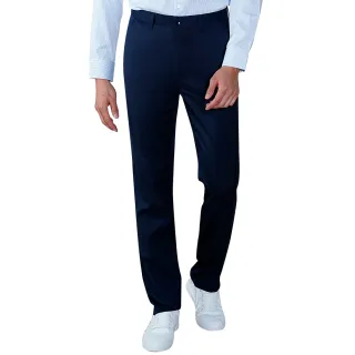 【per-pcs 派彼士】機能彈性質感合身平面西褲_藍黑色(PS2151)