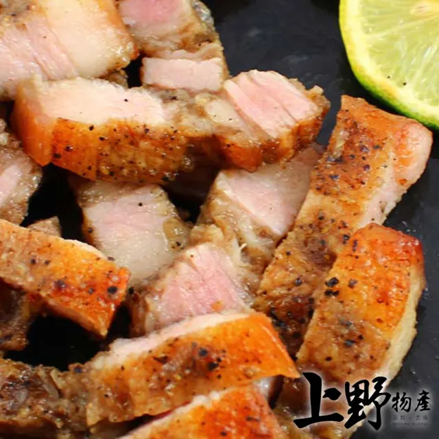 【上野物產】客家鹹豬肉3片(300g土10%/片 台灣豬)
