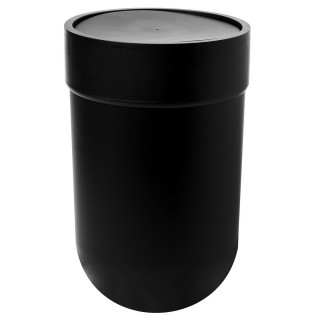 【UMBRA】Touch搖擺蓋垃圾桶 墨黑6L / 回收桶 廚餘桶