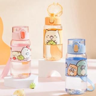 【優貝選】三麗鷗 俏皮角落小夥伴 便攜直飲式運動水壺(平輸品)