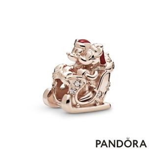 【Pandora官方直營】限量版迪士尼米妮和米奇聖誕雪橇串飾-絕版品