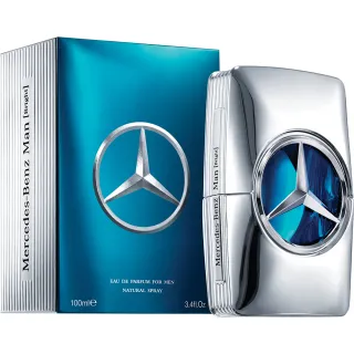 【Mercedes-Benz 賓士】銀霧冰泉 男性淡香精100ml(年度精選男香)