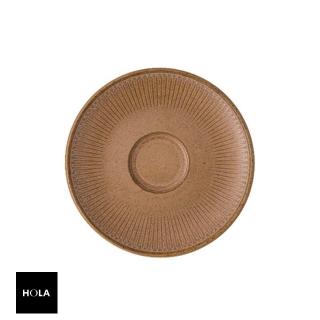【HOLA】Thomas Clay/咖啡杯底碟/土橘色16cm