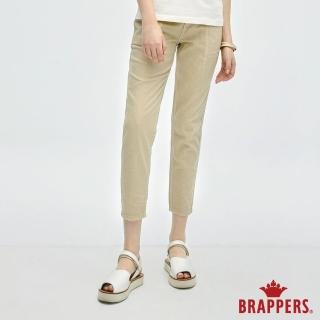 【BRAPPERS】女款 Boy friend系列-高腰全棉九分褲(卡其)