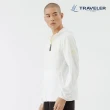 【TRAVELER 旅行者】男款涼感消臭吸排自體收納抗UV外套_221TR210(防曬外套)