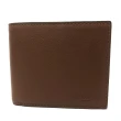 【COACH】男款8卡活動證件夾短夾附鑰匙圈禮盒(棕色)