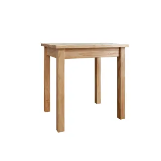 【BODEN】森林家具 2.5尺全實木餐桌/玄關桌/櫃台桌(DIY組裝)