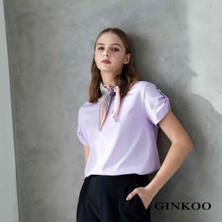 【GINKOO 俊克】袖部綁帶設計上衣