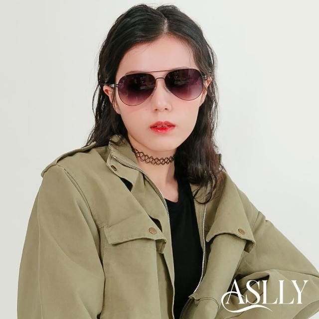 【ASLLY】Y2038無螺絲薄鋼飛行員墨鏡