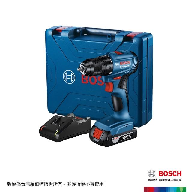 【BOSCH 博世】18V 鋰電免碳刷電鑽起子機_2Ahx1(GSR 185-LI)