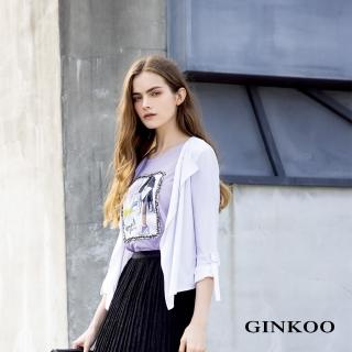 【GINKOO 俊克】法式插畫上衣