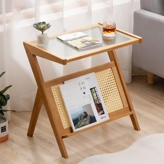 【HappyLife】長虹玻璃小邊桌 Y10578(小茶几 懶人桌 工作桌 筆電桌 電腦桌 沙發桌 咖啡桌 邊幾)