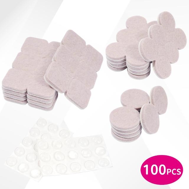 【TRENY】靜音止滑防刮保護墊-100PCS