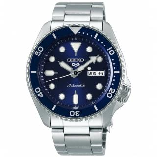 【SEIKO 精工】5 Sports 水鬼潮流運動機械錶-藍x銀/42.5mm(SRPD51K1/4R36-07G0B)