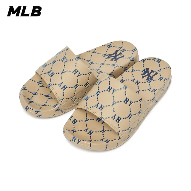 【MLB】拖鞋 MONOGRAM系列 紐約洋基隊(3ALPAD123-50BGS)