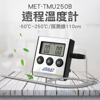 【錫特工業】遠端溫度計0~250℃ 探針溫度計 廚房烤箱烘焙 烹飪肉類 燒烤溫度計(MET-TMU250B 儀表量具)