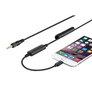 【Saramonic 楓笛】LC-C35 iPhone專用麥克風轉接線(勝興公司貨)