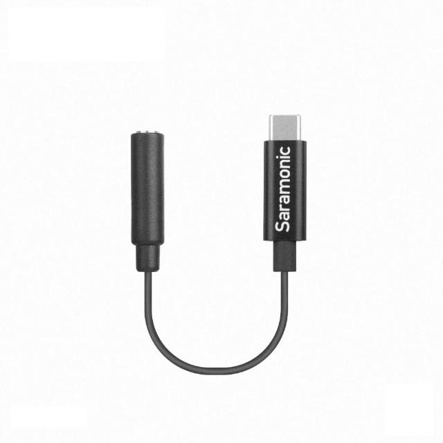 【Saramonic 楓笛】SR-C2003 3.5mm轉Type-C音源轉接線(勝興公司貨)