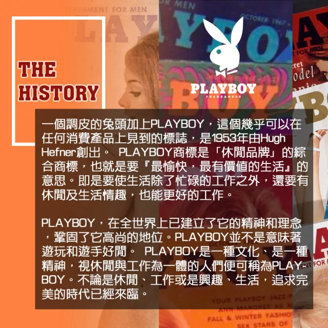 【PLAYBOY】全面啟動男性淡香水禮盒(專櫃公司貨)