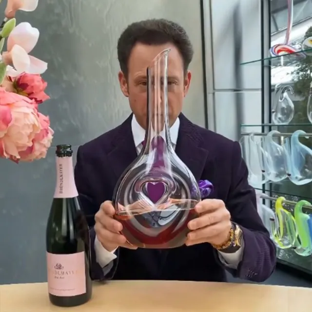 【Riedel】Black Tie Bliss 手工醒酒瓶-紅(手工吹製藝術品般耀眼)