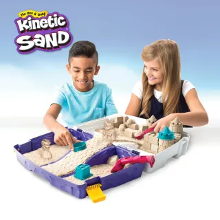 【Kinetic Sand 魔法動力沙】沙堡攜帶遊玩組(疫起居家防無聊)