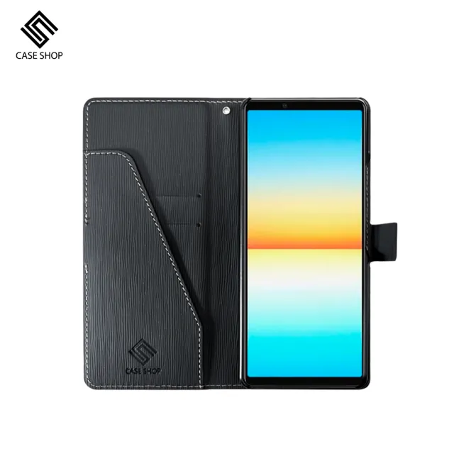 【CASE SHOP】SONY Xperia 10 IV 側立式皮套(隱藏收納功能)