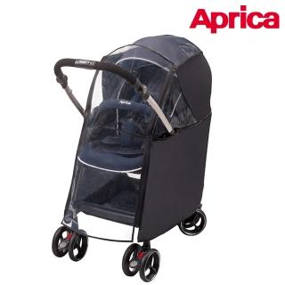【Aprica 愛普力卡】嬰幼兒手推車專用防水透氣雨罩(Optia 系列 Graco Citi Turn 適用)