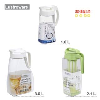 【Lustroware】耐熱冷水壺3入組