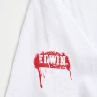 【EDWIN】男裝 EDGE搖滾元素短袖T恤(白色)