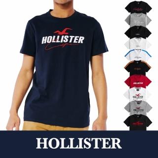 【HOLLISTER Co】HCO 海鷗 經典圖案短袖T恤 上衣-男-多色款組合(可男女搭配/春夏舒適/平輸品/短T)