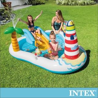 【INTEX】釣魚樂趣大型戲水池218x188x99x深13cm 適2歲以上(57162)