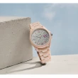 【COACH】官方授權經銷商 珍妮佛羅培茲廣告款 經典C字LOGO陶瓷手錶-36mm/粉彩 畢業 禮物(14503939)